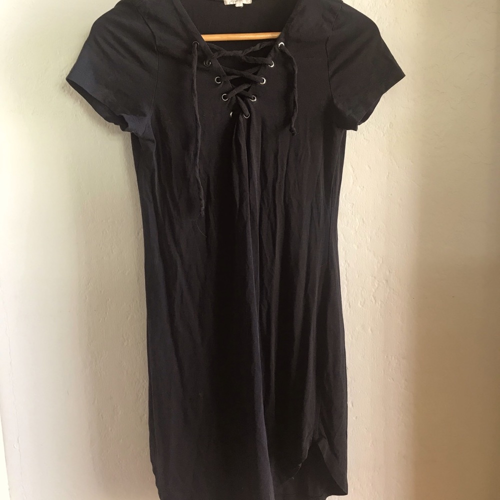 Women’s Heart & Hips lace up Casual LG dress